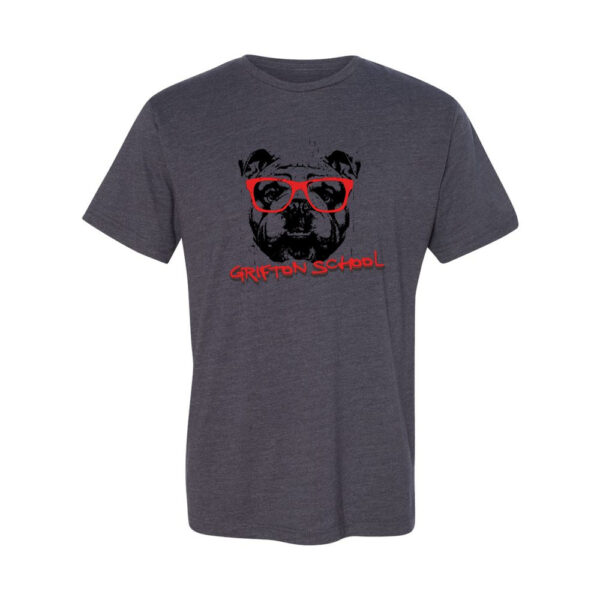 Grifton School | Bulldog Glasses Design |  Cotton Tee | Multiple Colors