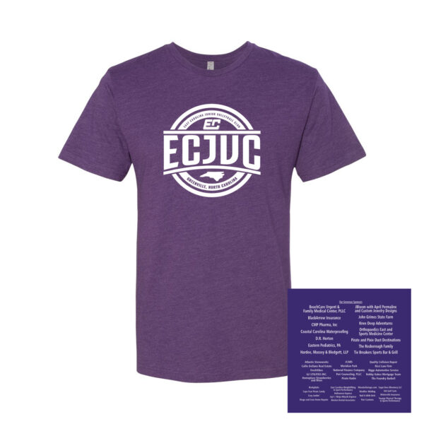 Alternative view of ECJVC | Sponsor Supported Design | Cotton T-Shirt