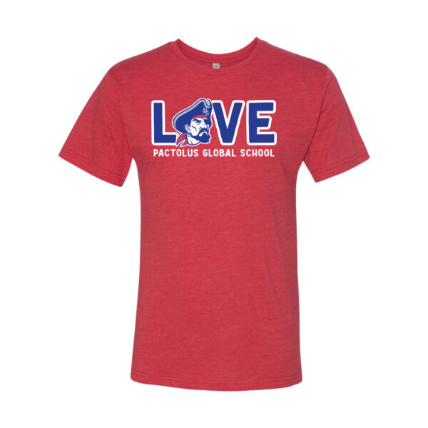 Alternative view of Pactolus Global | Love Design | Short-Sleeve Cotton Tee