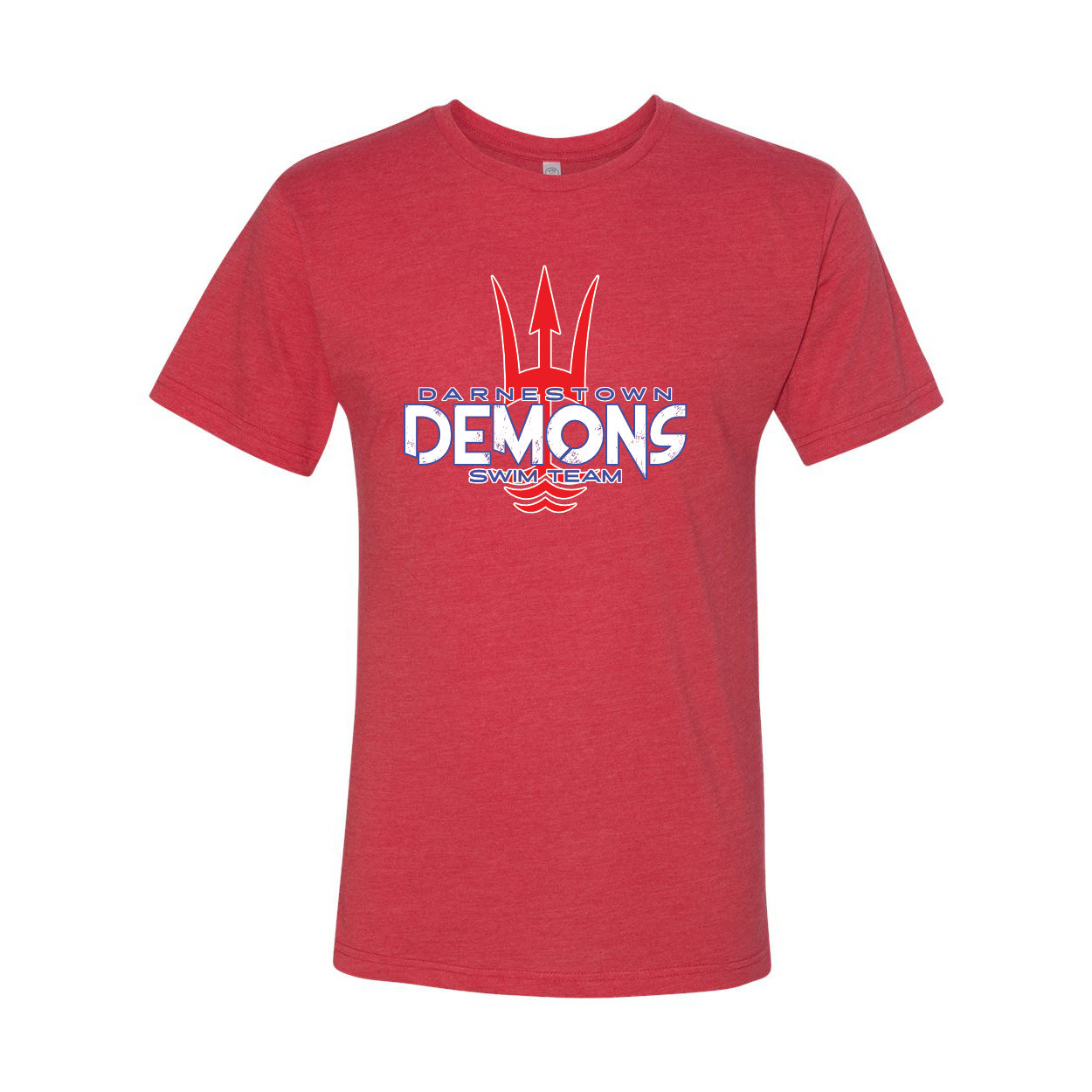 Darnestown Swim Team | Block Logo | Cotton T-Shirts - Image 5