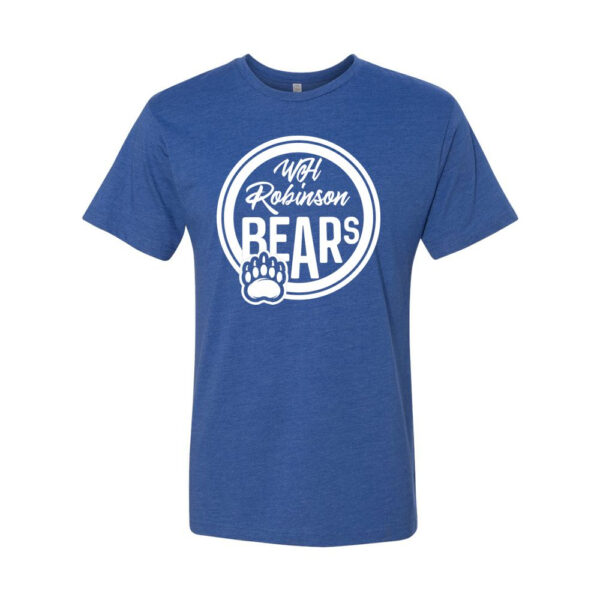 Alternative view of WH Robinson | Circle Design | Cotton T-Shirt | Multiple Colors