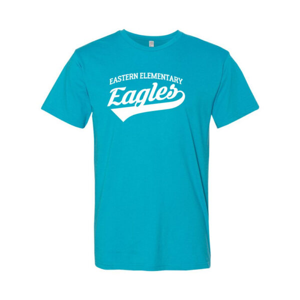 Alternative view of Script Logo | Eastern Elementary Cotton Tee | Multiple Colors
