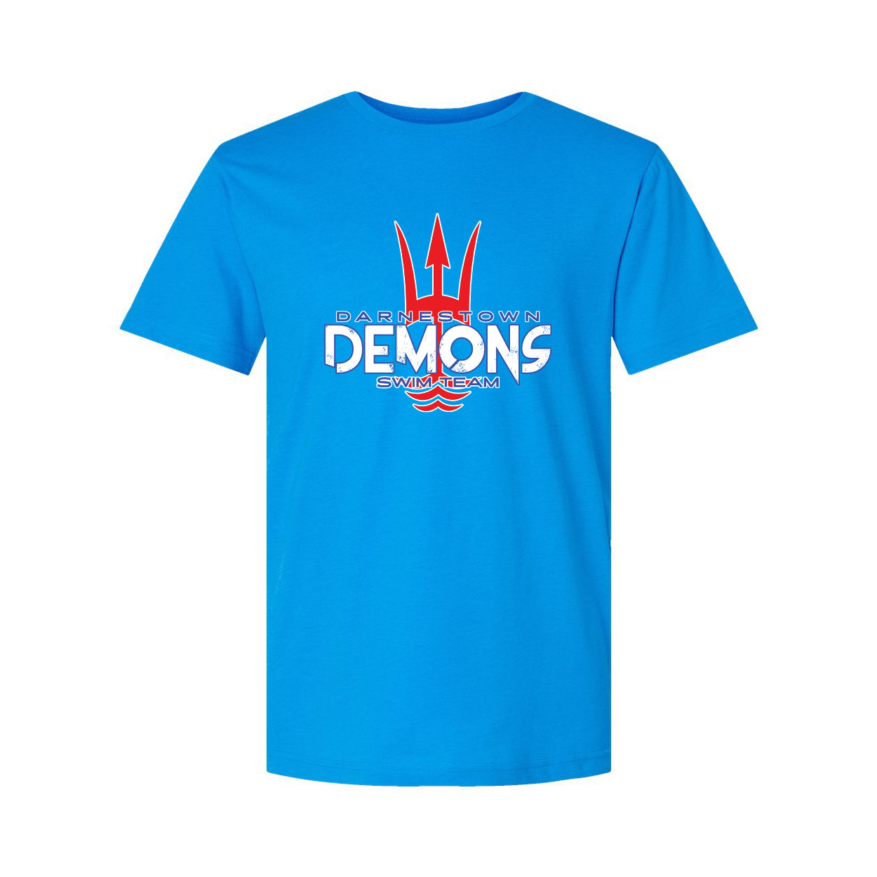 Darnestown Swim Team | Block Logo | Cotton T-Shirts - Image 6