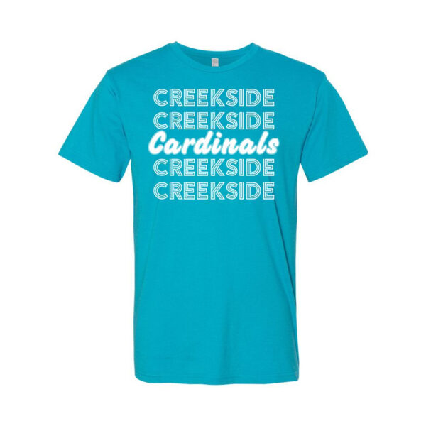 Alternative view of Creekside | Cotton T-Shirt | Stack Design