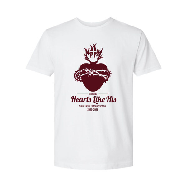Alternative view of 2025-2026 Saint Peter Catholic School | 100% of Proceeds Benefit SPCS | Short-Sleeve Cotton Tee