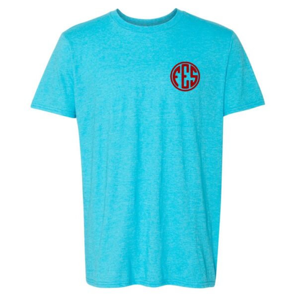 Alternative view of Falkland Elementary Cotton Tee | Monogram Logo | Multiple Colors