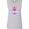 Darnestown Swim Team | Block Logo | Cropped Muscle Racerback Tank Top