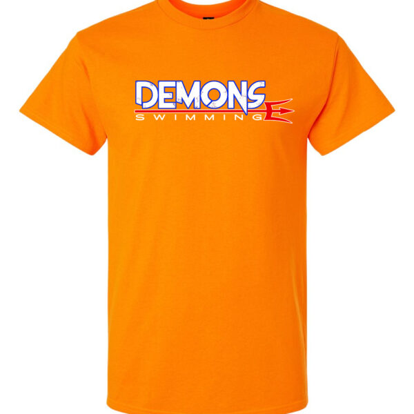 Alternative view of Darnestown Swim Team | Word Logo | Neon Cotton T-Shirts